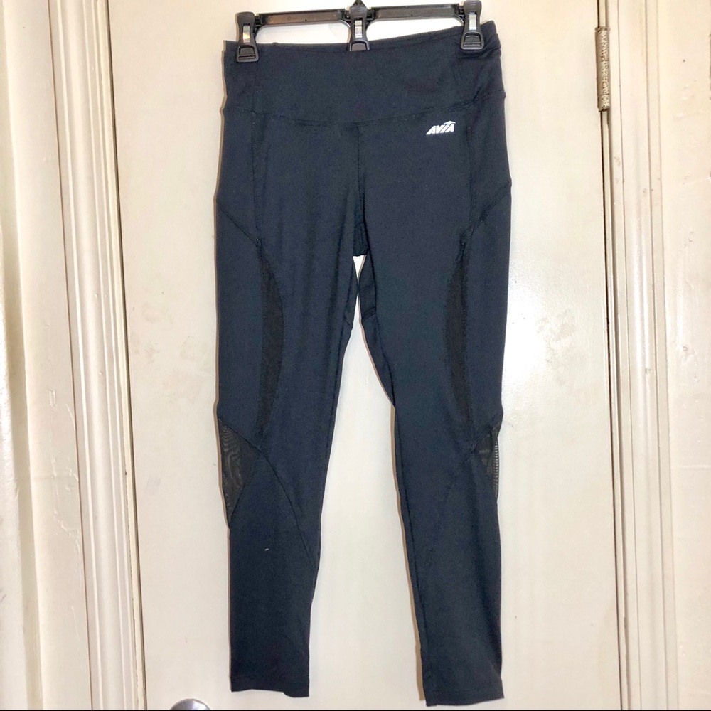 🌸Avia Black Active Stretch Nylon Workout Capri XS